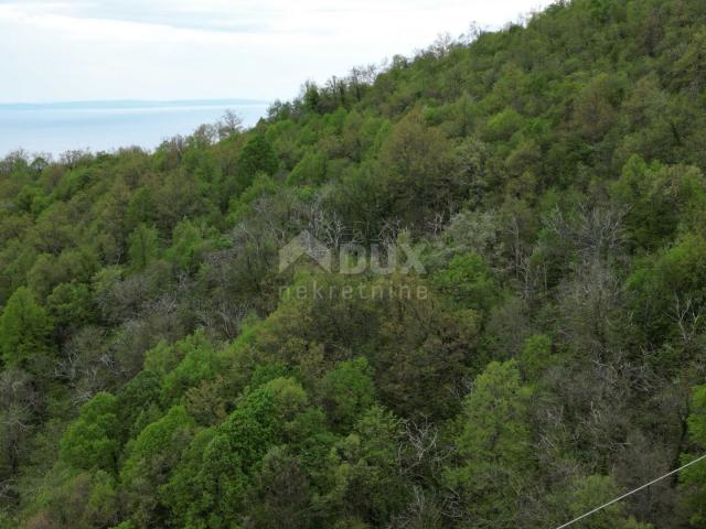 MATULJI, KUĆELI - Grundstück 12.000 m2 (ca. 6700 m2 bebaut) mit Meerblick + 3 Antiquitäten 220 m2