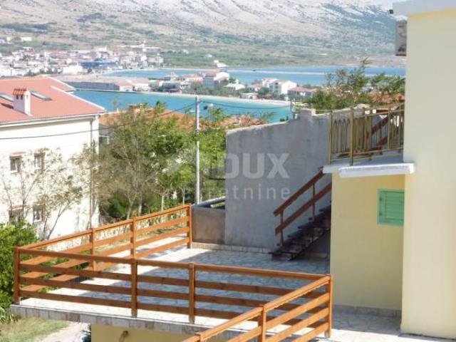 PAG ISLAND, PAG TOWN - semi-detached house 180 m2 for tourism