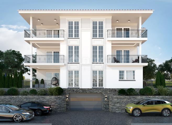 OPATIJA, IČIĆI - comfortable apartment with a terrace on the ground floor of a new building with a s