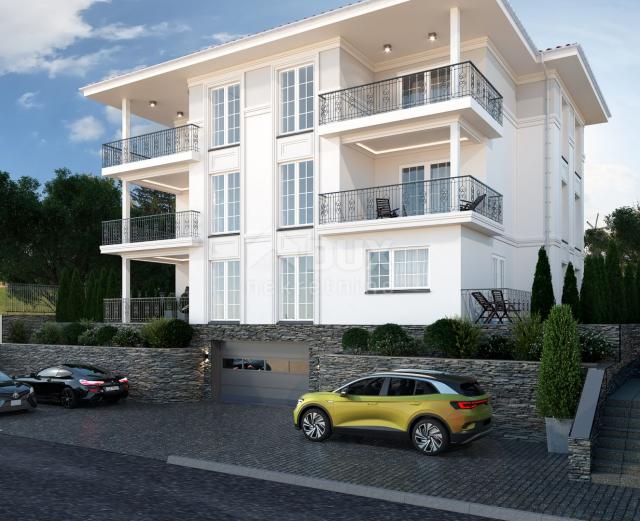 OPATIJA, IČIĆI - comfortable apartment with a terrace on the ground floor of a new building with a s