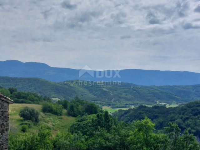 ISTRIA, GRAČIŠĆE - A stone house in complete seclusion with a view of greenery