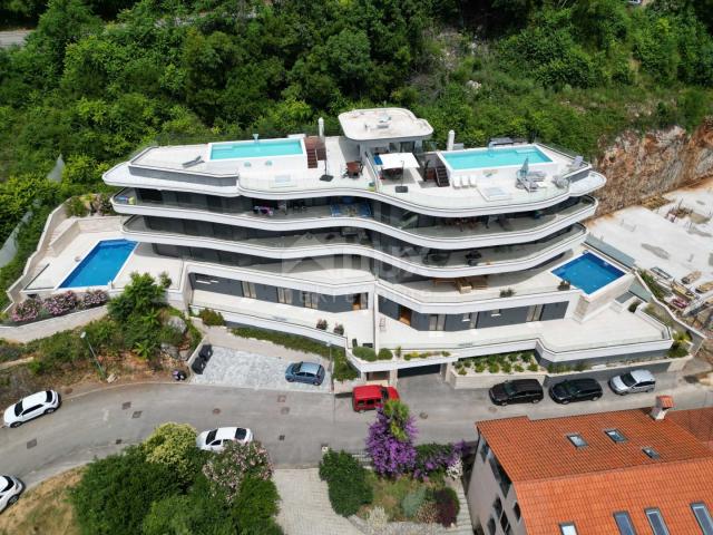 OPATIJA- stan u novogradnji 143m2 s pogledom na more+ okućnica 57m2- APARTMAN 3