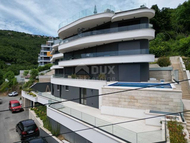 OPATIJA- stan u novogradnji 143m2 s pogledom na more+ okućnica 57m2- APARTMAN 3