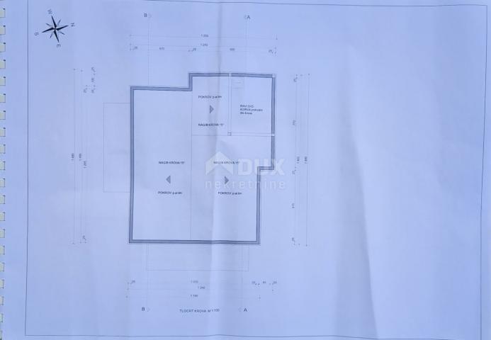 MATULJI, JURDANI, RUPA- građevinsko zemljište 9000m2 s GRAĐ. DOZVOLOM za halu i poslovno stambenu zg