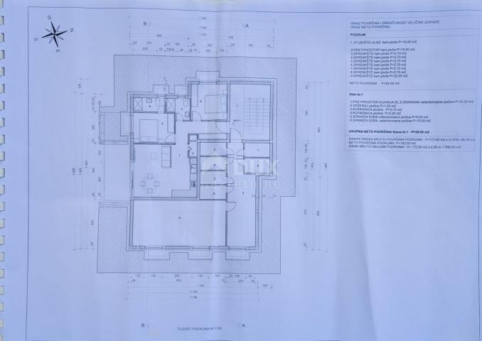 MATULJI, JURDANI, RUPA- građevinsko zemljište 9000m2 s GRAĐ. DOZVOLOM za halu i poslovno stambenu zg