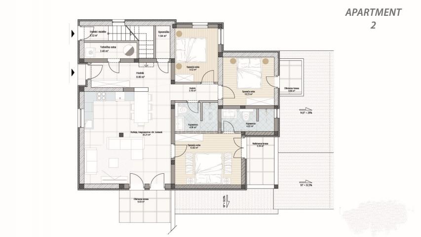 ISTRIEN, PREMANTURA - Schöne Wohnung mit Terrasse