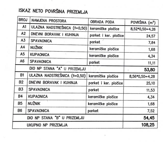 ISTRA, BARBARIGA 2S+DB stan u Betigi 74 m2 - stan 1