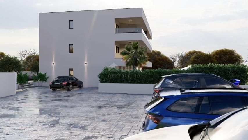 OTOK KRK, MALINSKA - Novogradnja, apartman dvosobni s dnevnim boravkom