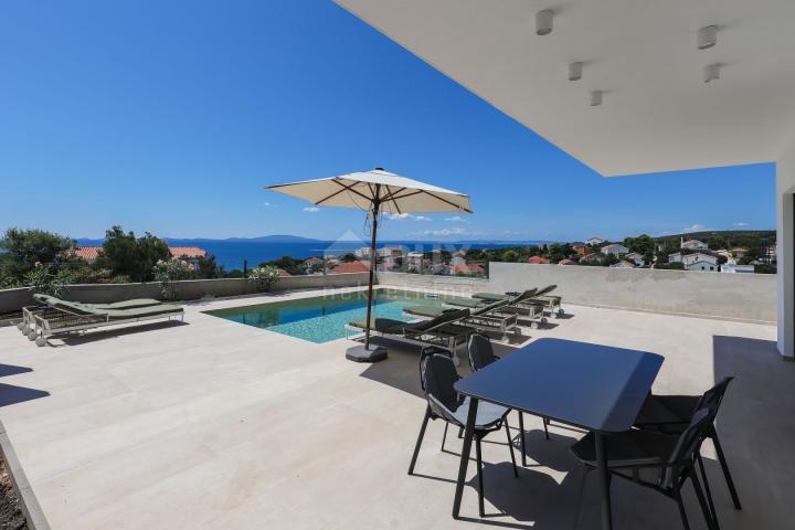 PAG ISLAND, JAKIŠNICA - exceptional modern duplex villa with pool