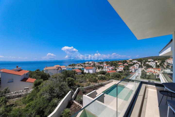 PAG ISLAND, JAKIŠNICA - exceptional modern duplex villa with pool