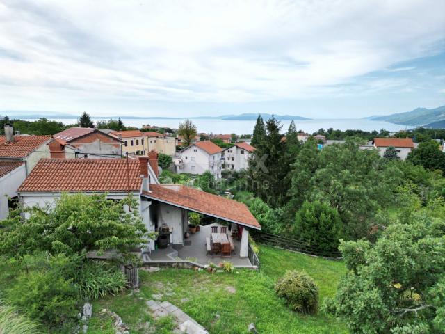 OPATIJA, KASTAV, TRINAJSTIĆI - Haus 110m2 mit Meerblick + Garage 90m2 + Nebengebäude 45m2 + Umgebung