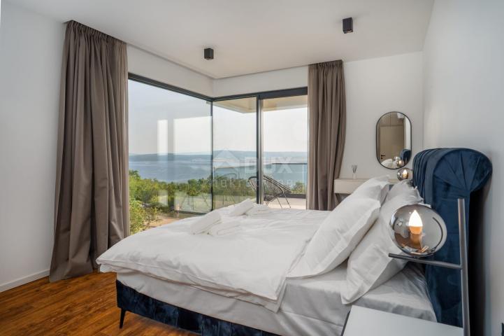 CRIKVENICA, JADRANOVO - Modernly designed villa with panoramic sea view