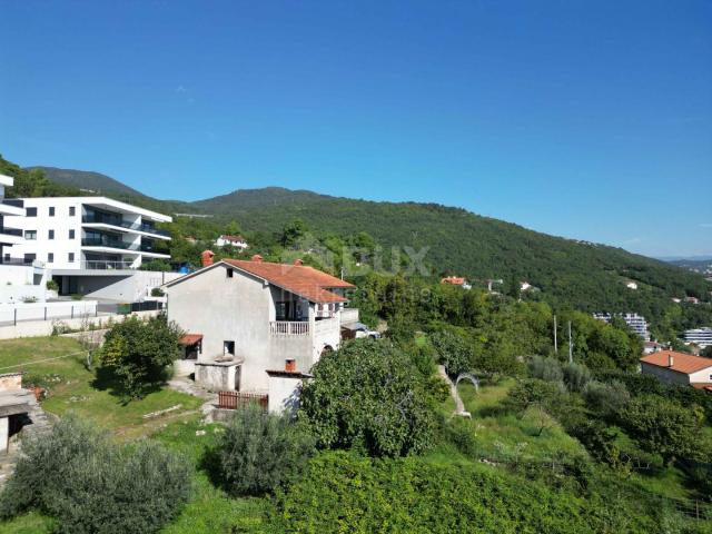 OPATIJA, CENTER - 3 plots of land for the construction of 3 villas with swimming pool with building 