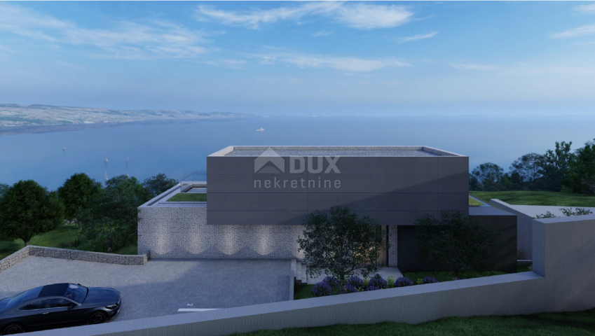 OPATIJA, CENTER - 3 plots of land for the construction of 3 villas with swimming pool with building 