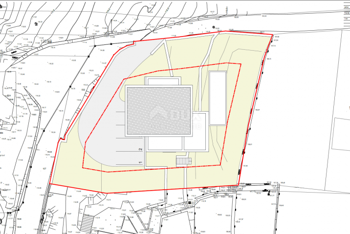 OPATIJA, ZENTRUM - 3 Grundstücke für den Bau von 3 Villen mit Swimmingpool mit Baugenehmigung, Zentr