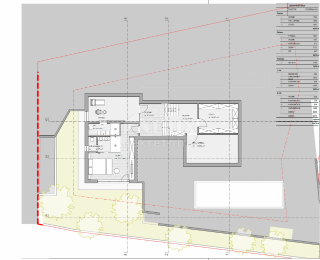 OPATIJA, ZENTRUM - 3 Grundstücke für den Bau von 3 Villen mit Swimmingpool mit Baugenehmigung, Zentr