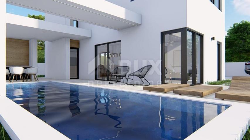 RAB ISLAND, BARBAT – Modern gestaltete Villa mit Swimmingpool