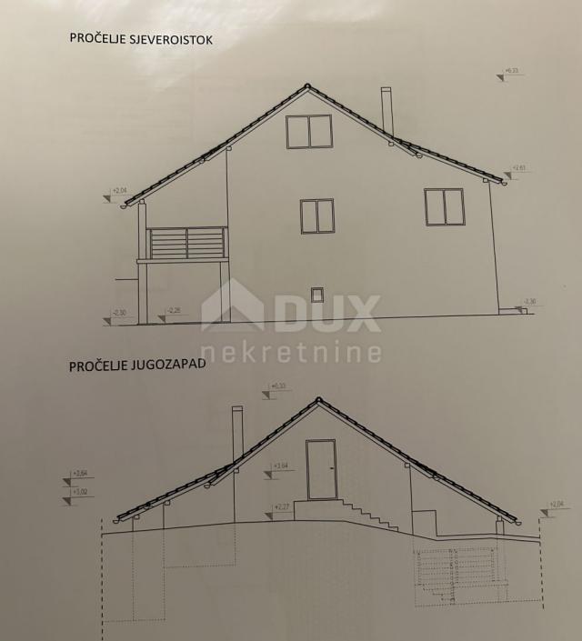 OTOČAC - Haus mit großem Garten und 2 Baustellen