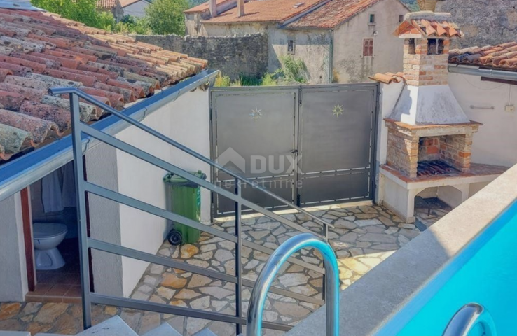 ISTRIA, ĆIĆARIJA, LANIŠĆE - Restored stone house with swimming pool