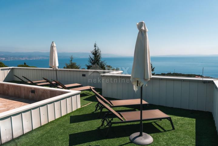 OPATIJA, IČIĆI - Wohnung 79m2 mit Garten in einem neueren Gebäude mit Swimmingpool auf dem Dach, Mee