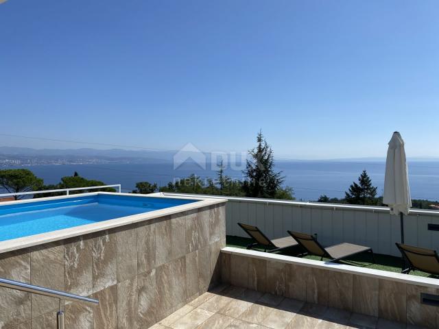 OPATIJA, IČIĆI - Wohnung 79m2 mit Garten in einem neueren Gebäude mit Swimmingpool auf dem Dach, Mee