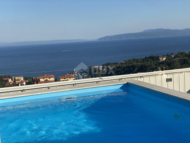 OPATIJA, IČIĆI - Wohnung 79m2 mit Garten in einem neueren Gebäude mit Swimmingpool auf dem Dach, Mee