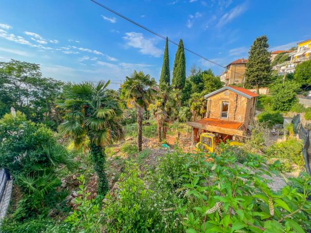 OPATIJA, CENTER - rustic stone house with garden above the center of Opatija, sea view