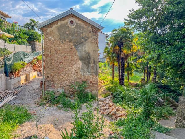 OPATIJA, CENTER - rustic stone house with garden above the center of Opatija, sea view