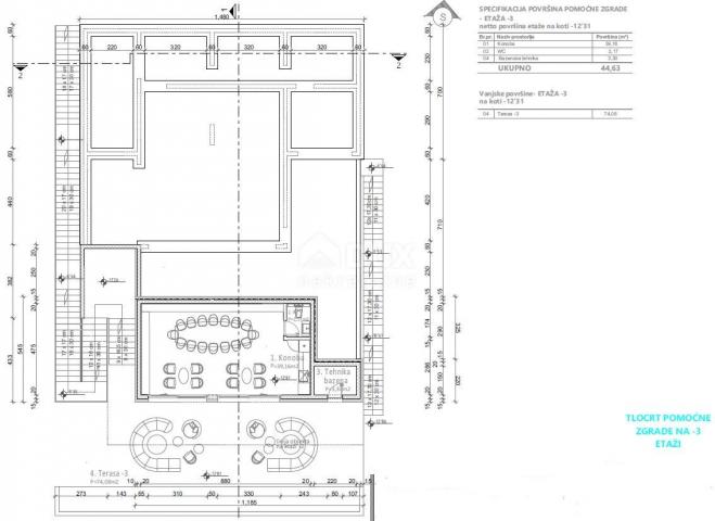 OPATIJA, IČIĆI - land for a villa with building permit 300m2 near the beach and Opatija