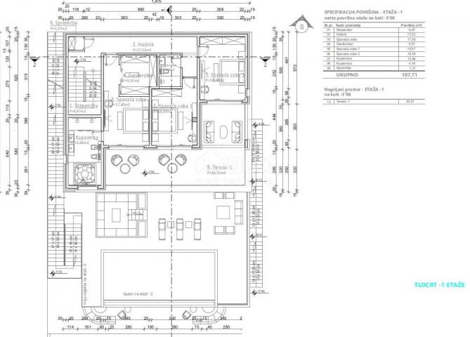 OPATIJA, IČIĆI - land for a villa with building permit 300m2 near the beach and Opatija