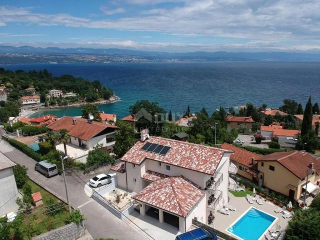 OPATIJA, LOVRAN, IKA - Villa 380m2 mit Panoramablick auf das Meer und Schwimmbad + angelegter Garten