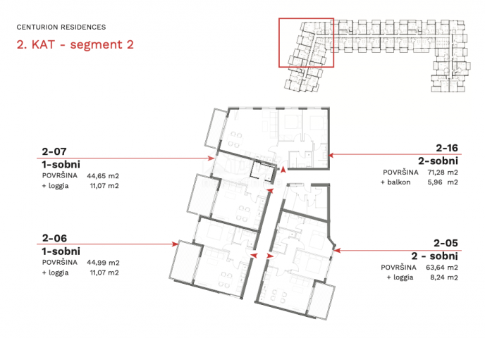 ISTRIEN, UMAG - Hervorragende 2 Schlafzimmer + Badezimmer mit Balkon in einem neuen Gebäude