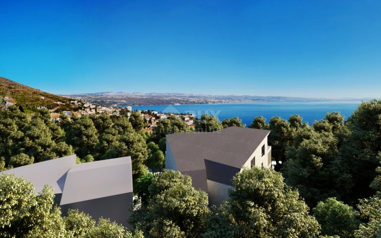 OPATIJA, ZENTRUM – prestigeträchtiges Penthouse oberhalb des Zentrums von Opatija in einem neuen Geb