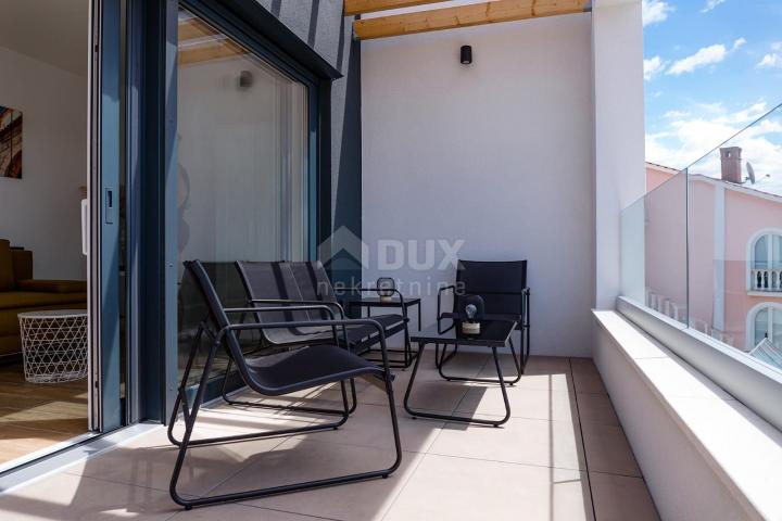 INSEL KRK, STADT KRK - Penthouse-Wohnung mit Meerblick