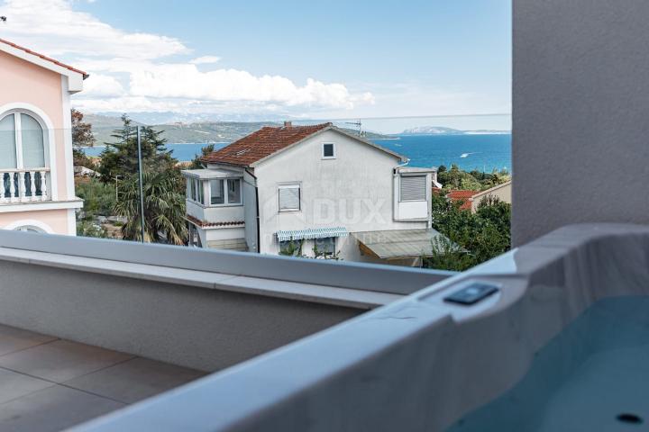 INSEL KRK, STADT KRK - Penthouse-Wohnung mit Meerblick