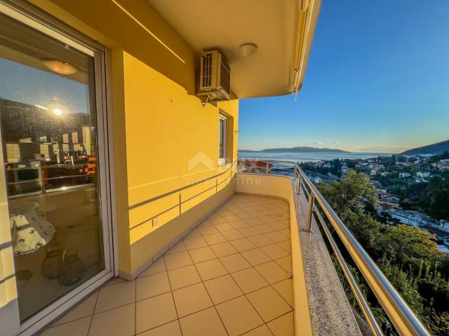 OPATIJA, IČIĆI - larger apartment with terrace, panoramic sea view, 250 meters from the beach