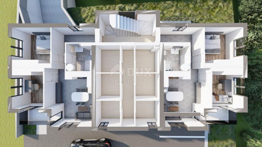 ZADAR, GORNJI BILIG - Apartment with garage under construction S3