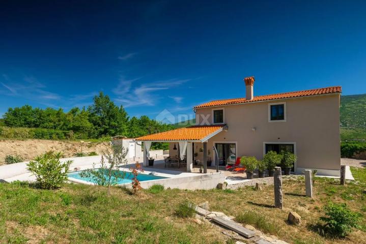 ISTRIA, LABIN - Modern renovated stone house with swimming pool