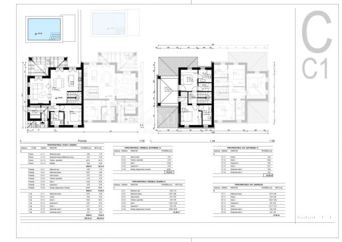 KRK ISLAND, TRIBULJE - a project of 5 residential units with swimming pools