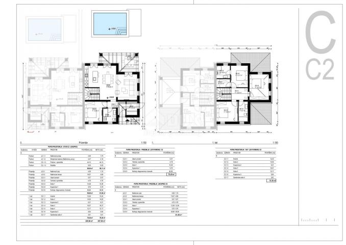 KRK ISLAND, TRIBULJE - a project of 5 residential units with swimming pools