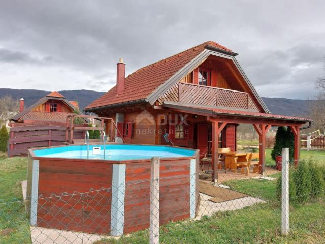 OTOČAC, LIČKO LEŠČE - Idyllisches Haus mit Swimmingpool