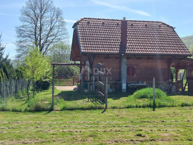 OTOČAC, LIČKO LEŠČE - Idyllisches Haus mit Swimmingpool