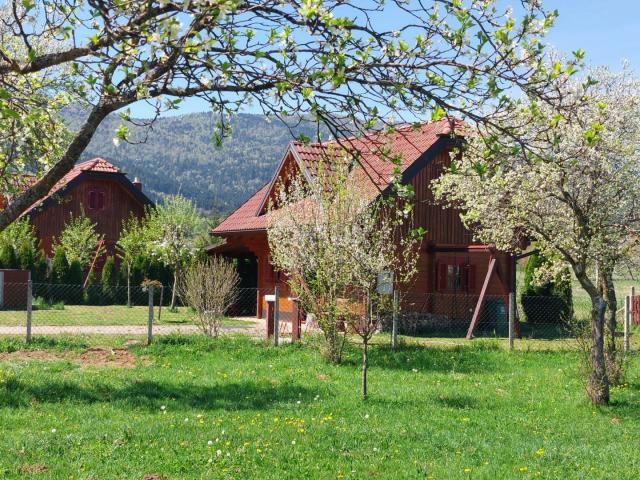 OTOČAC, LIČKO LEŠČE - Idyllisches Haus mit Swimmingpool