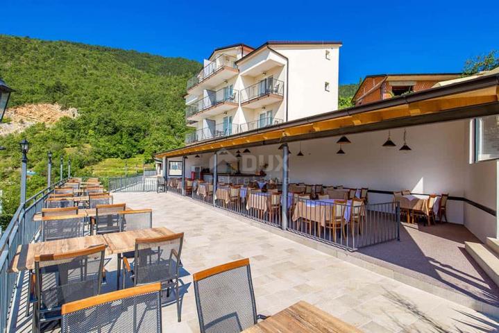 OPATIJA, LOVRANSKA DRAGA - hotel i restaurant 600m2 s panoramskim pogledom u oazi mira + okoliš 1300