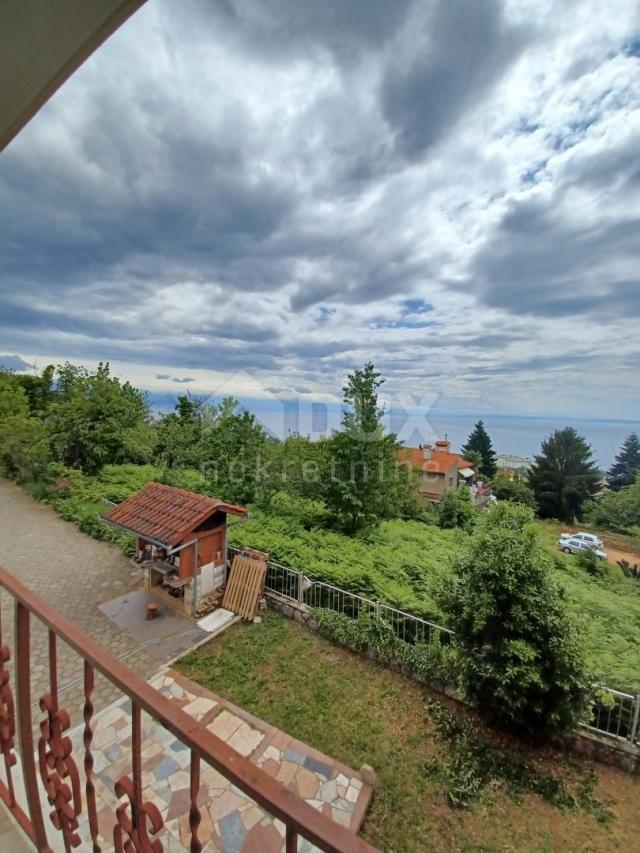 OPATIJA, LOVRAN - Wohnung 121m2 DB+3S mit Meerblick + Umgebung 600m2