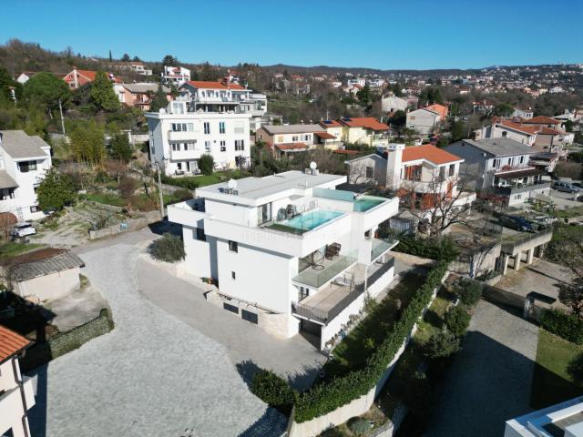 OPATIJA, POBRI - unique villa near Opatija with pool, panoramic sea view, newly furnished