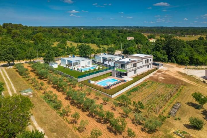 ISTRIA, SVETVINČENAT-newly built villa with heated pool!