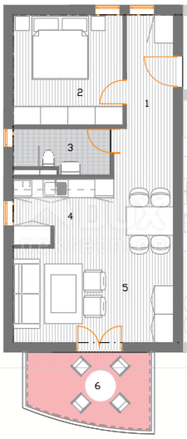 PRIMOŠTEN, DOLAC - SNIŽENO! Atraktivan apartman blizu mora