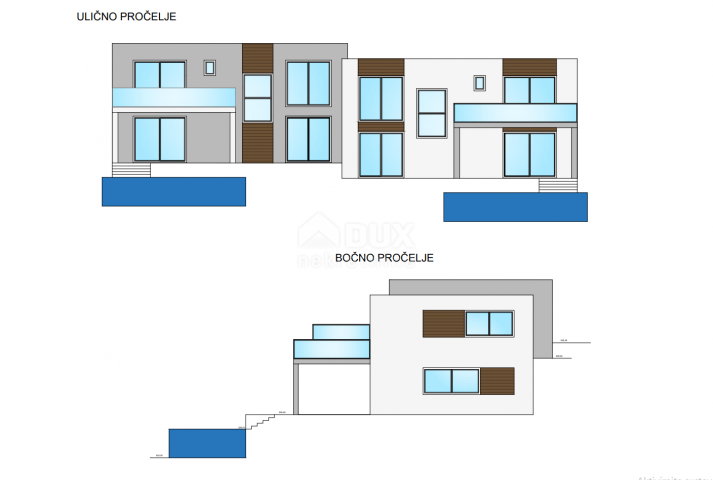 ISTRIEN, LABIN – Geräumiges Grundstück mit konzeptionellem Design