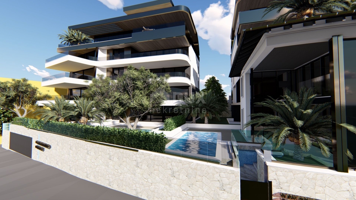 OPATIJA, ZENTRUM – exklusives Penthouse von 214 m2 in einem luxuriösen Neubau, Wellness, Aussicht